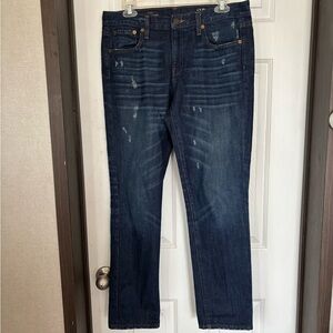 J. Crew Dark Indigo Boyfriend Jeans